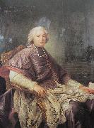 Portrait of Cardinal de la Rochefoucauld Francois-Hubert Drouais